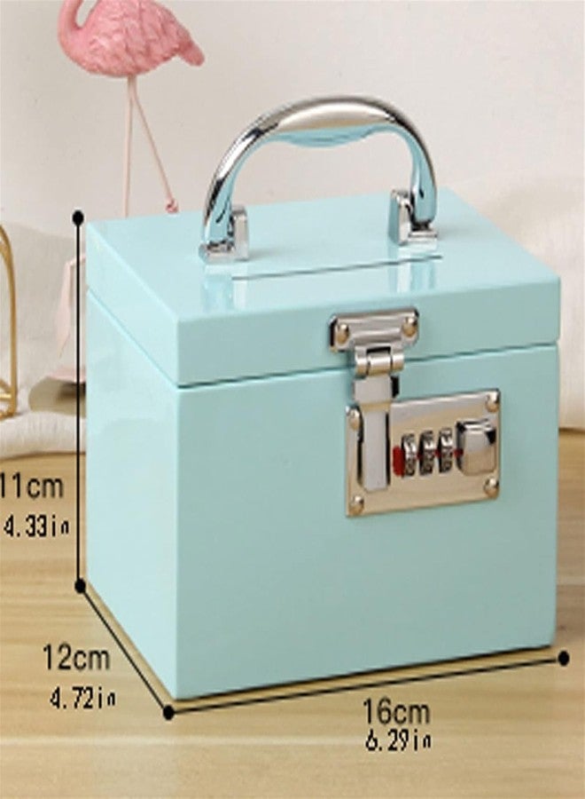 Azelf Metal Creative Children's Household Large-Capacity Piggy Bank with Lock Password Box Banknote Coin Savings Bank - Image 4